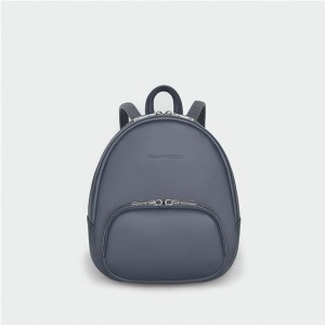 Backpack XS Blue/Grey Saffiano