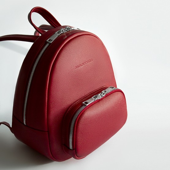 Backpack XS Red Saffiano